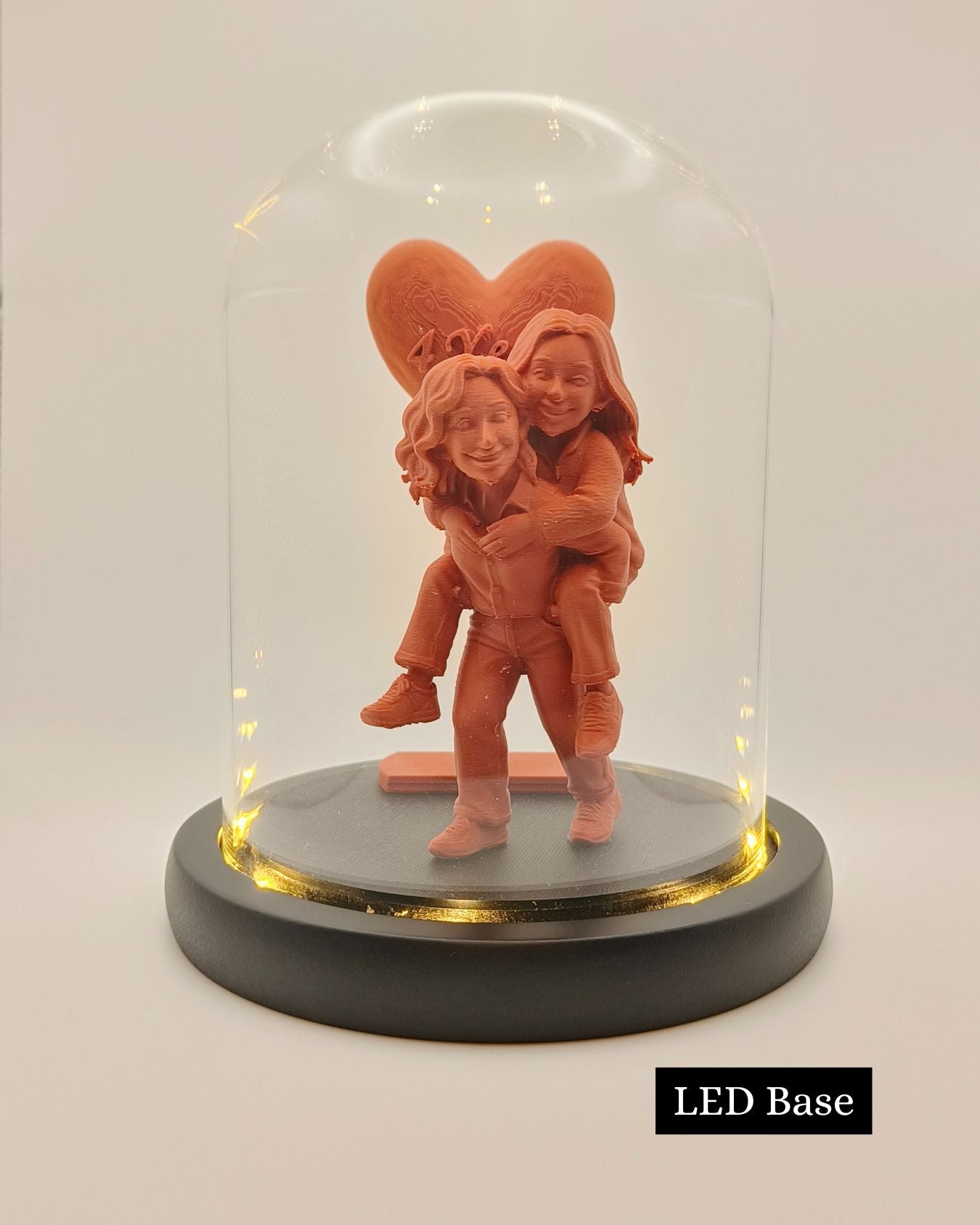 Glass Moment - Personalised Sculpture in a Bell Jar