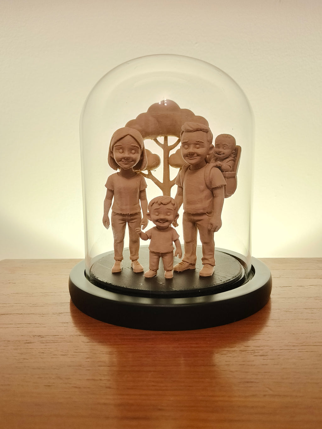 Glass Moment - Personalised Sculpture in a Bell Jar