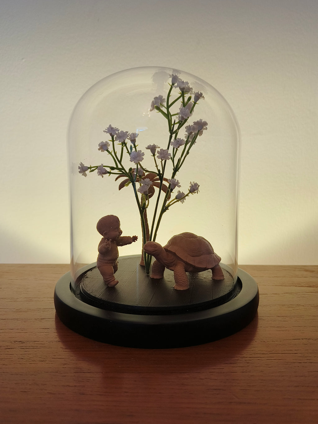 Glass Moment - Personalised Sculpture in a Bell Jar