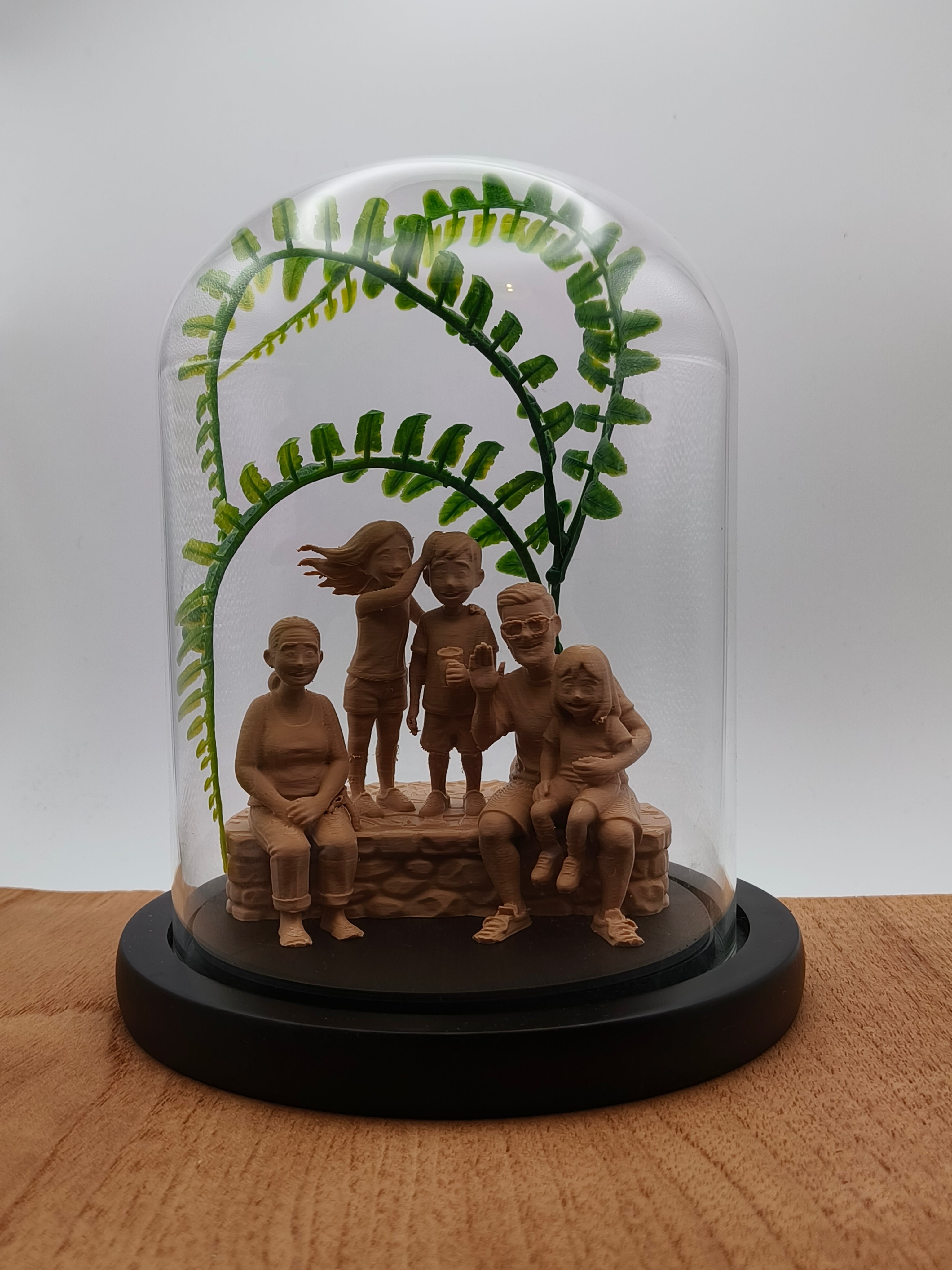 Glass Moment - Personalised Sculpture in a Bell Jar