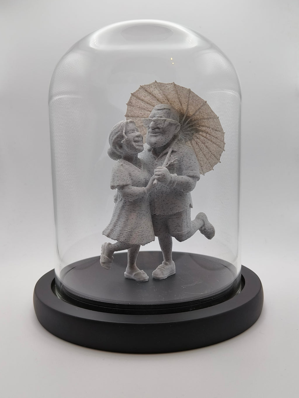 Glass Moment - Personalised Sculpture in a Bell Jar