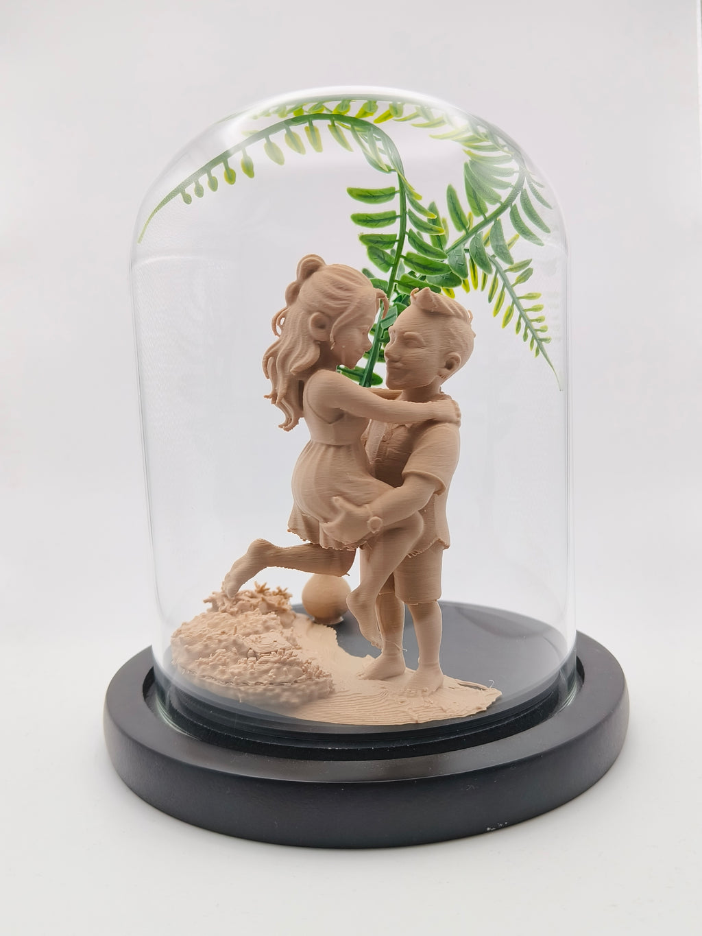 Glass Moment - Personalised Sculpture in a Bell Jar