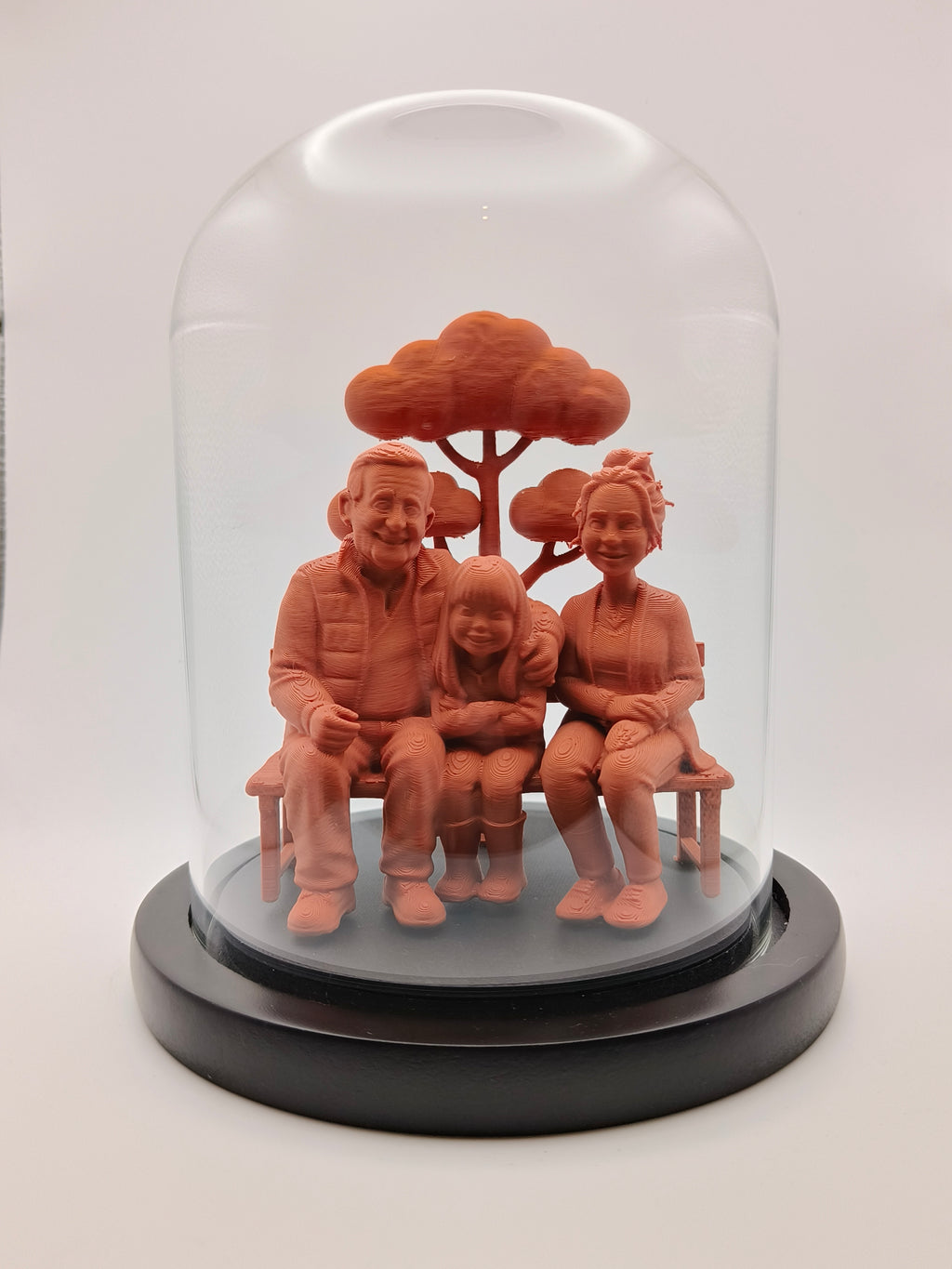 Glass Moment - Personalised Sculpture in a Bell Jar