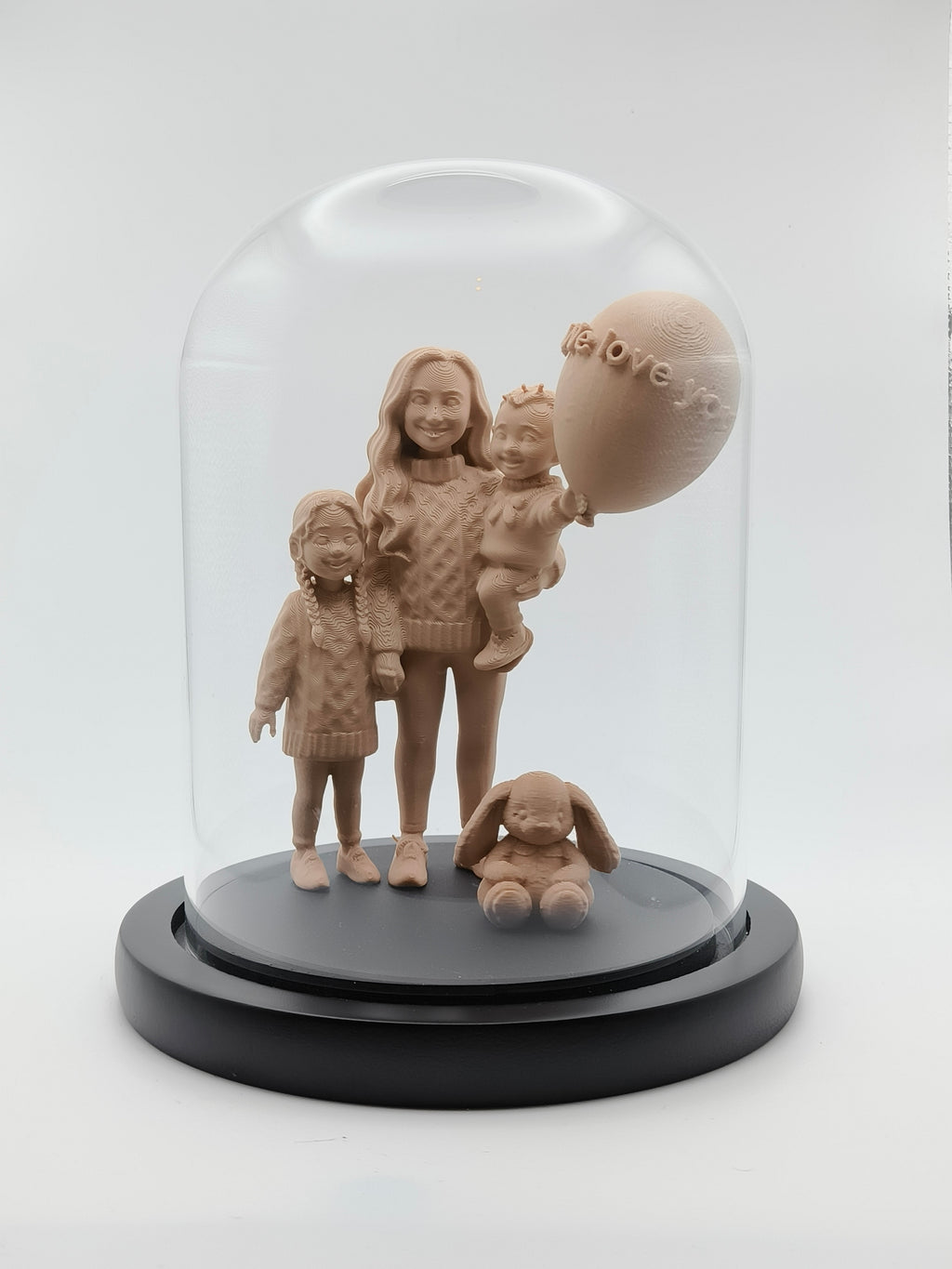 Glass Moment - Personalised Sculpture in a Bell Jar