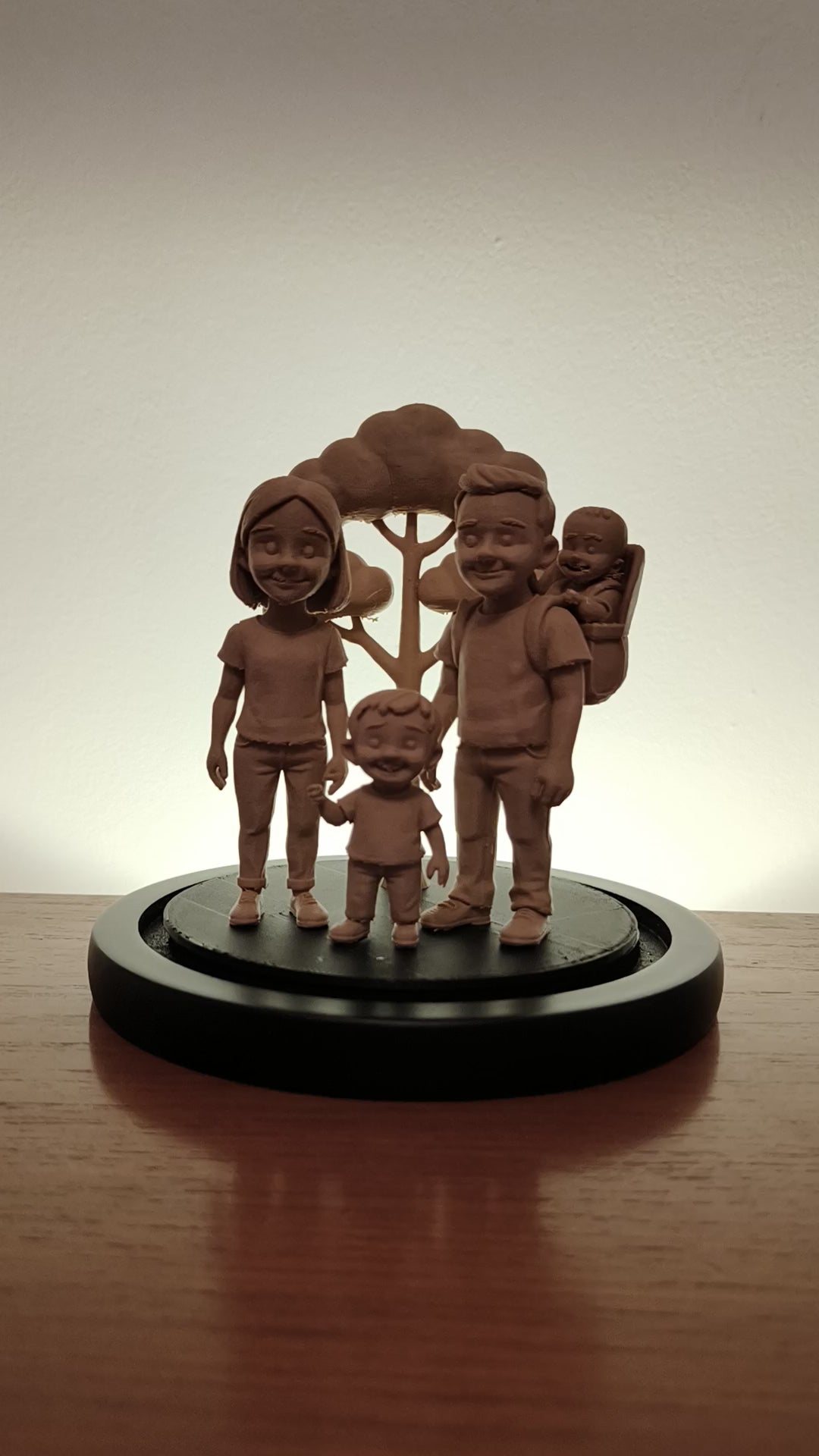 Glass Moment - Personalised Sculpture in a Bell Jar